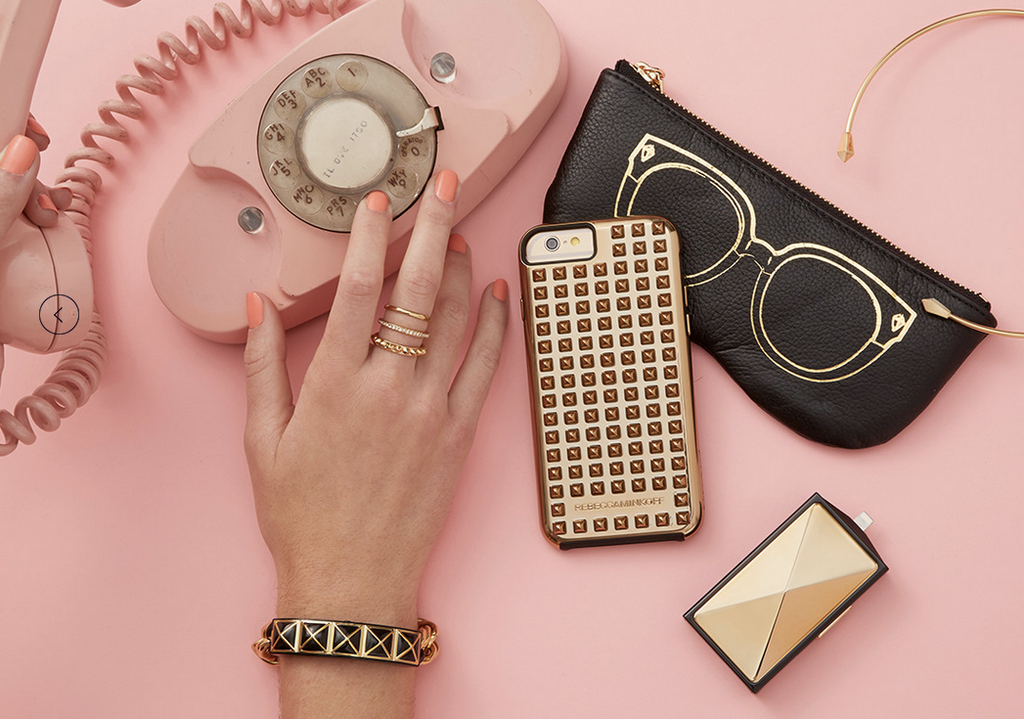 Fashion-favorite Rebecca Minkoff designs tech jewelry to keep your smartphone addiction hidden