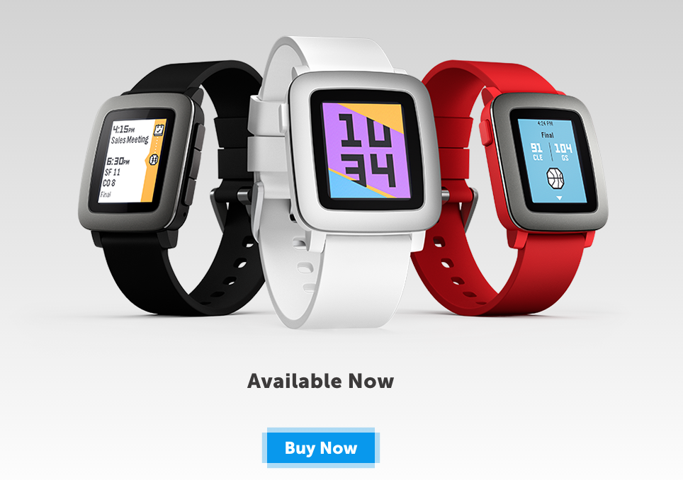 Pebble Time is now available to everyone via big box stores